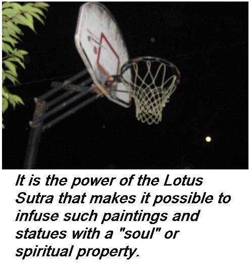 It is the power of the Lotus Sutra that makes it p